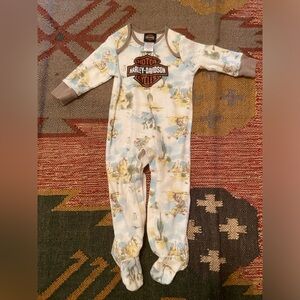 Harley-Davidson footie pajamas